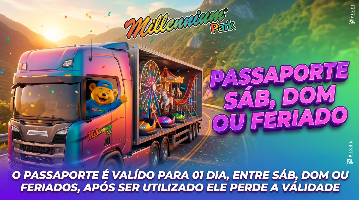 Millennium Park BR | Temporada Guarulhos | Passaporte Sáb, Dom e Feriado