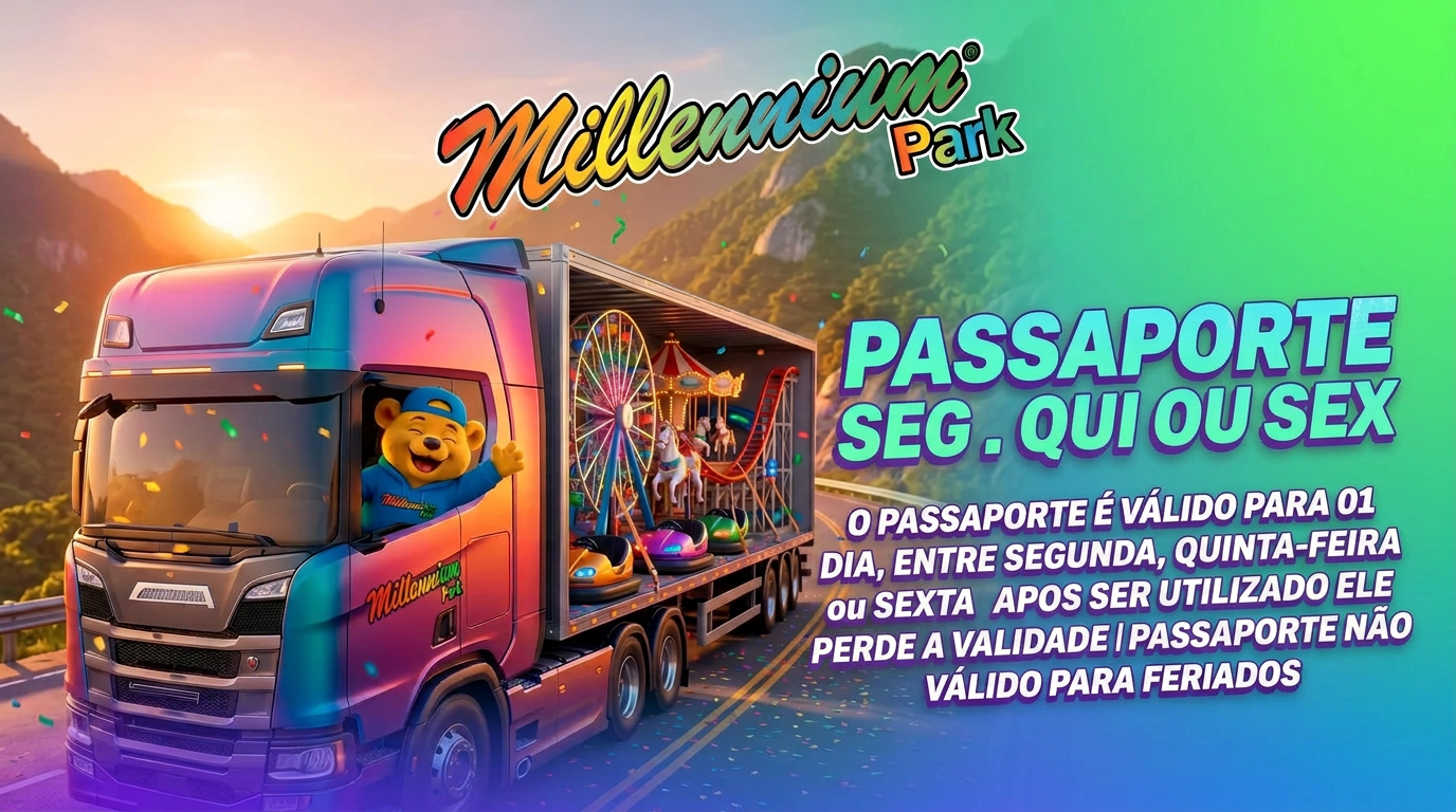 Millennium Park BR | Temporada Guarulhos | Passaporte Seg ou Qui ou Sex